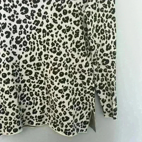Loft Leopard Print Sweater Size XS Petite - Picture 2 of 5